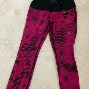 Nike, dry fit , calf length running pants